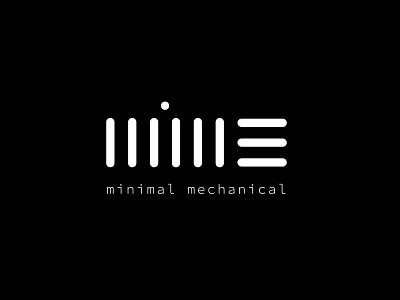 MIME architecture logo blackandwhite brand branding identity logo logotype minimal minimalism minimalist minimalist logo studio studio logo type