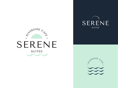 Serene Suites art deco brand branding delicate hotel hotel branding identity logo logotype minimal