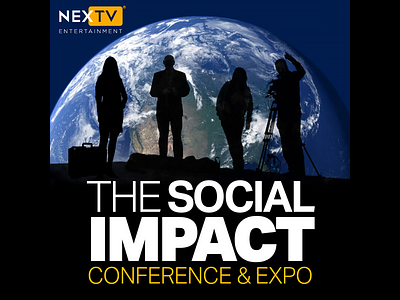 Logo for The Social Impact Conference branding entertainment logo tv