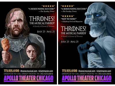 Thones! Posters apollo game of thrones logo theater