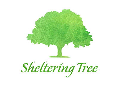 Logo for Sheltering Tree branding coaching logo website