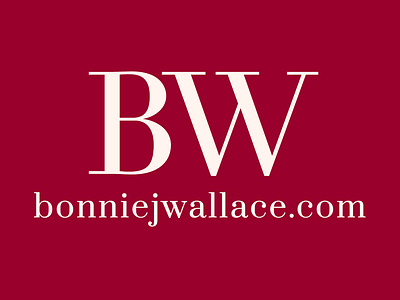 Logo for Bonnie J. Wallace acting author branding logo podcast website