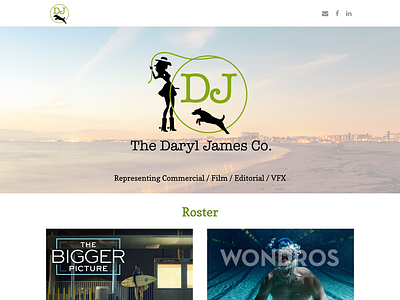 Website for The Daryl James Co.