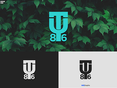 8ty6 monogram logo design