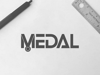 Minimalist and modern MEDAL Logo Design