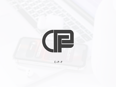 Modern Minimalist CPF MONOGRAM log design