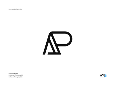 AR Modern Minimalist Monogram
