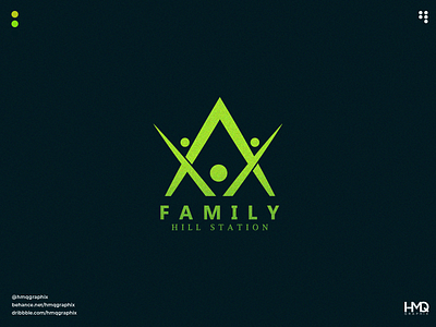 Family Hill Station Minimal modern logo attractive logo brand identity branding identity creative logo creative logos family logo graphicdesign hill logo hill station hmqgraphix identitydesign logo idea logo inspirations logo mark logotype minimal logo modern logo monogram sketch sketch logo