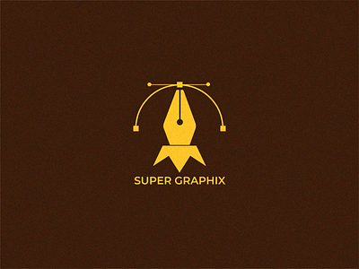 grain Modern Logo design for "Super Graphix" attractive logo branding business logo design logo designer graphic design logo hmqgraphix logo logo animation logo mark minimalist logo modern logo pen logo pencil logo typogaphy typography logo