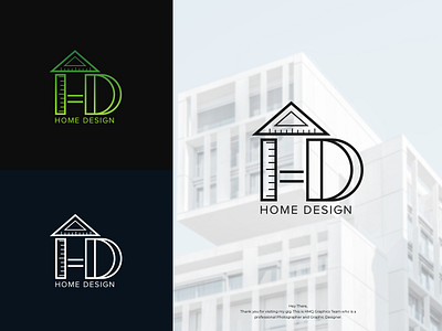 H + D + HOME + Design Tool Monogram architecture architecture logo attractive logo branding business logo design logo designer graphic design brand graphicdesign hmqgraphix home design logo logo logo design logo inspirations logo mark logotype minimalist logo modern logo