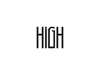 high minimalist Wordmark logo