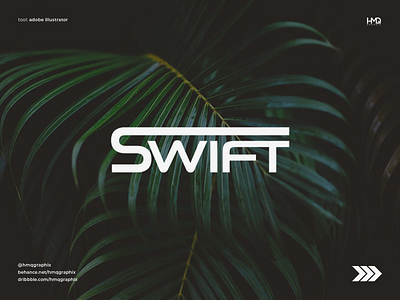 Swift wordmark minimalist modern design attractive logo brand design brand identity branding business logo design design logo hmqgraphix illustration logo logo design logo design branding logo inspiration logo sketch minimalist logo modern logo script swift