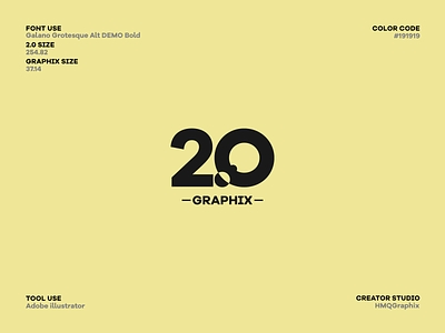 2.0 graphix minimalist modern logo design