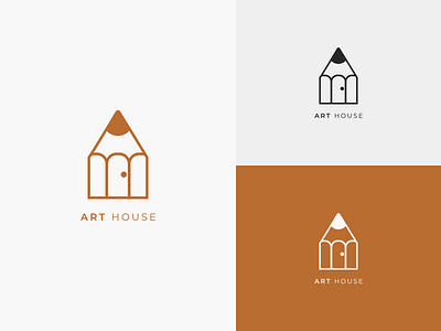 Art House Minimal modern Business logo design application art art logo attractive logo branding branding agency branding design business logo design design logo graphicdesign hmqgraphix illustration logo book logo lover logo mark logo sketch minimalist logo modern logo