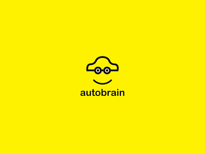 Autobrain Minimal modern business logo design