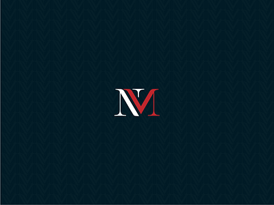 NM Minimal modern Business logo design