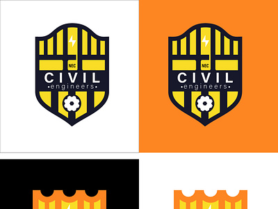 Civil Engineers Logo Design design graphic design illustrator logo typography vector