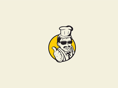 ok chef animation design icon illustration logo vector