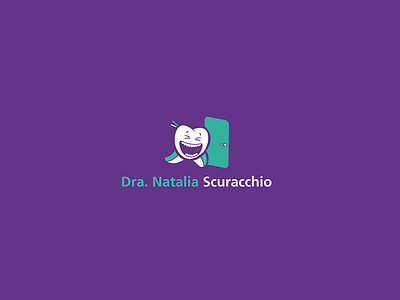 Dra. Natalia Scuracchio 3d abstract dental dentistry illustration lettering logo packaging surgery tooth