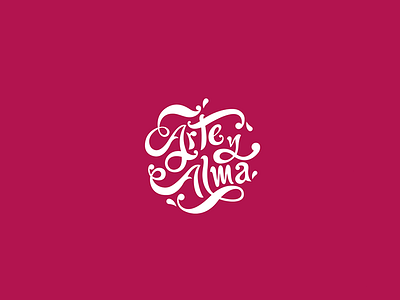 ARTE Y ALMA abstract ait brand branding identity lettering logo logotype psd typography web