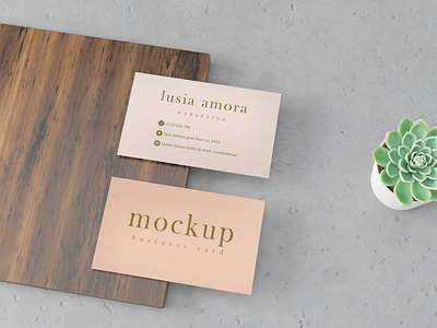 mockup business card design