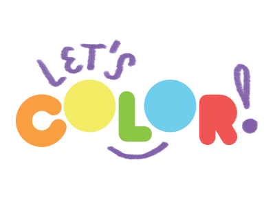 Letscolor 01 brush color digital doodle illustration kyle brushes logo preschool typography
