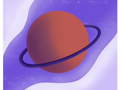 The Planet apple pencil gal shir style galaxies illustration ipad drawing planets procreate app procreate ipad