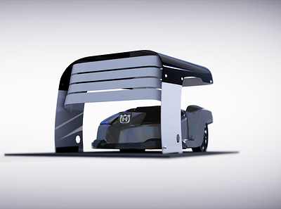Automower 3D 3d 3d artist 3d modeling automower garage husqvarna