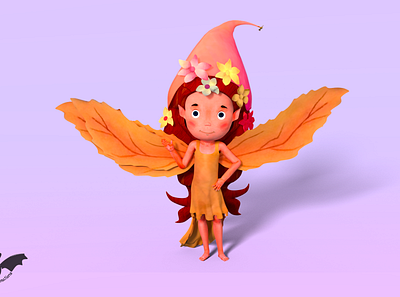 Fairy Letter Land 3d 3d animation 3d art 3d artist 3d modeling characterdesign design fairy illustration