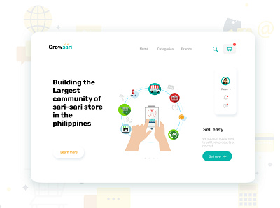 growsari mockup app design uidesign ux