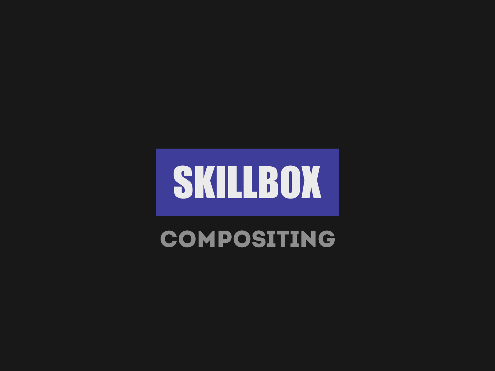 Skillbox - Compositing after effect animated text animation skillbox