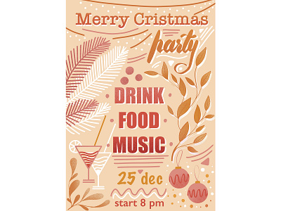 Christmas party poster