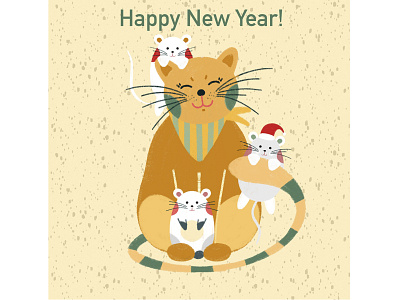 New Year card