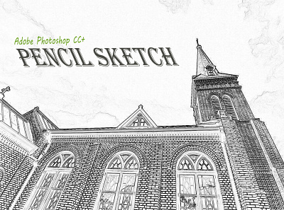 Pencil Sketch PS Action Effect best effect pencil sketch photo edit photoshop ps action