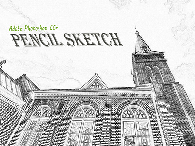 Pencil Sketch PS Action Effect best effect pencil sketch photo edit photoshop ps action