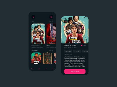 movie app design concept app branding commerce concept design freelance marketing movie store streaming ui ux