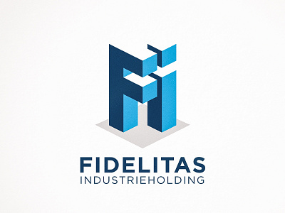 FIDELITAS Industrieholding branding logo logo design