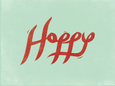 Happy Holidays Type - Improved - happy holidays improved type willdarbyshire