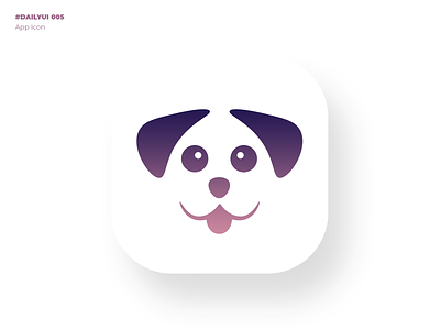 #DailyUI - 005 - App icon app daily 100 challenge dailyui design dog icon logo ui ui design ux vector
