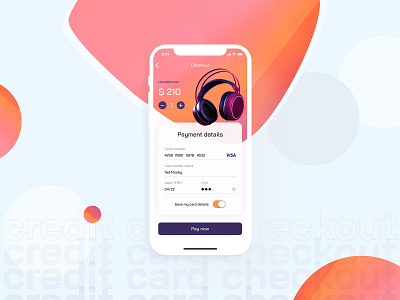 Credit card checkout for Daily UI Challenge