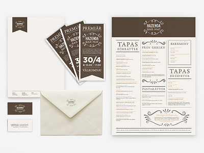 Visual identity for a restaurant