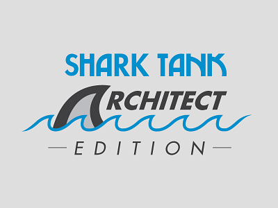 Shark Tank: Architect Edition architect charleston identity logo shark shark tank wave