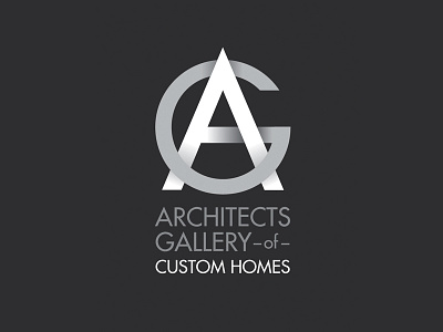 Architects Gallery of Custom Homes architects brand identity charleston futura logo vector