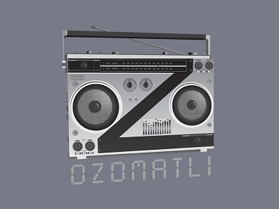 Ozomatli Boombox boombox illustrator ozomatli