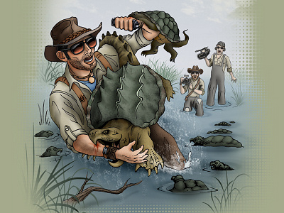 Coyote Peterson T-Shirt Illustration