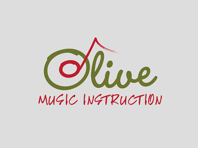 Olive Music adobe illustrator branding logo design olive music