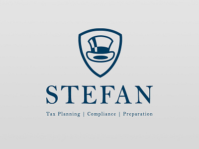Stefan Tax Planning death life logo design taxes top hat