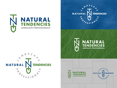 Natural Tendencies illustrator landscape logo