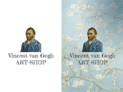 Van Gogh Art Shop Logo