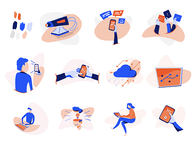 Illustration design illustration ux